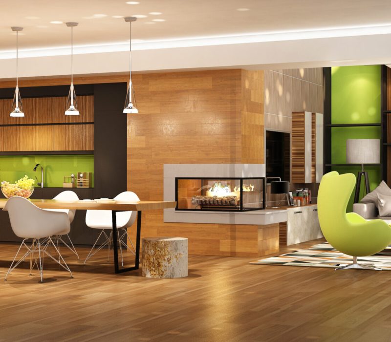 Modern house interior